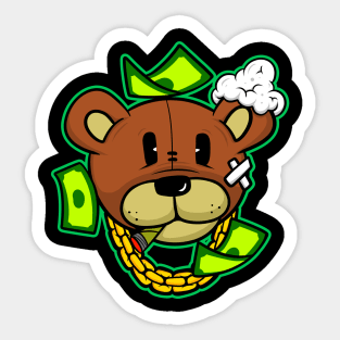 gold chain Sticker